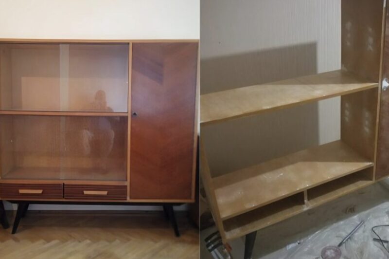 Un homme a donné une nouvelle vie à une vieille armoire, la transformant en une penderie moderne : le résultat est stupéfiant !