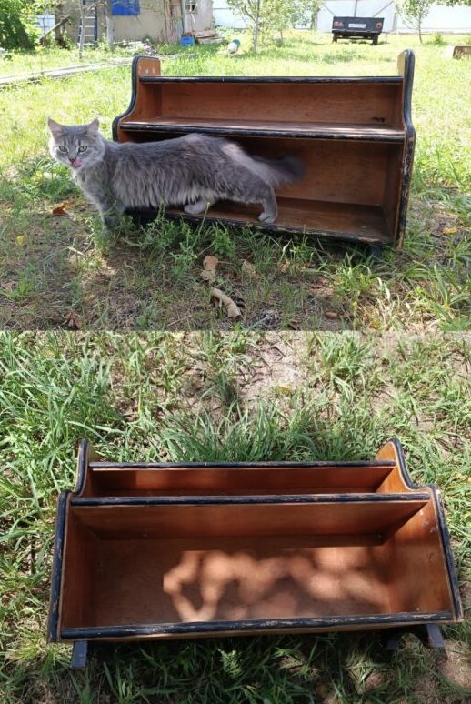 J'ai transformé une vieille étagère à chaussures en un meuble de cuisine pratique pour y ranger la vaisselle : voici le résultat !