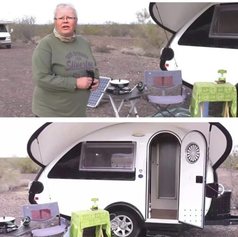 Une femme retraitée a transformé cette petite caravane en une maison de luxe