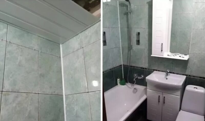 Un jeune homme a décidé de surprendre sa tante en rénovant sa salle de bain pendant ses vacances: Avec un budget limité