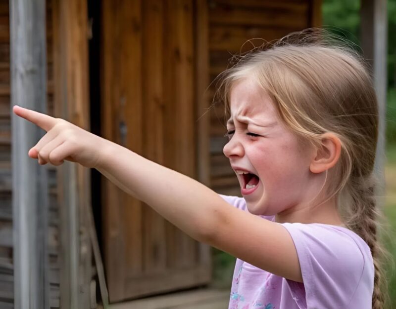 Une petite fille en pleurs tendit la main vers un bâtiment ։ Lorsque les policiers ouvrirent la porte, ils découvrirent quelque chose d’inattendu