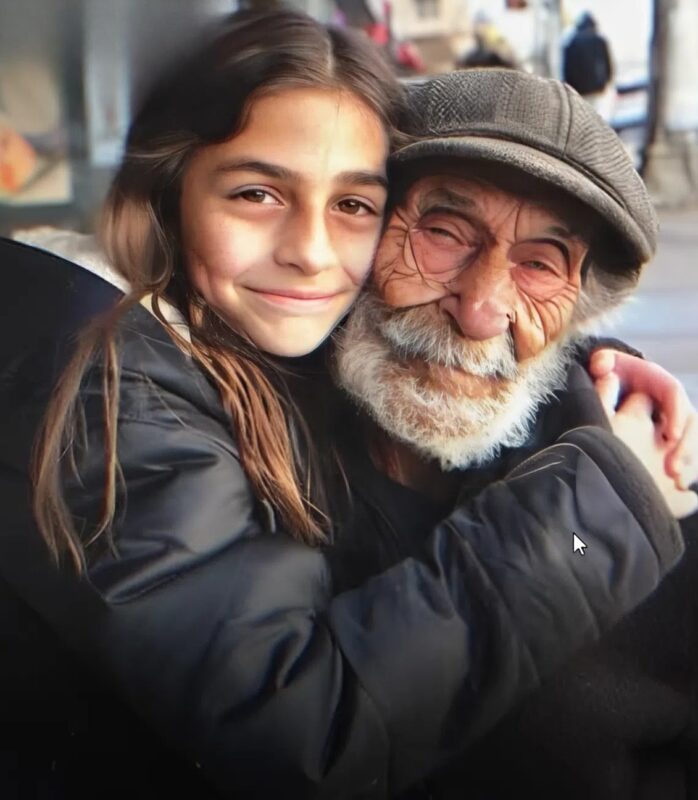 Chaque jour une jeune fille offre un repas à un homme sans abri qui un jour lui a sauvé la vie — Une histoire touchante
