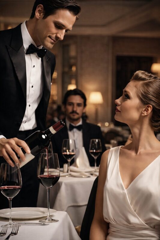 Le directeur du restaurant, après avoir visionné les enregistrements des caméras et avoir remarqué une femme en uniforme blanc dans la salle, est descendu et a versé sur elle le vin posé sur la table, et ce qui s’est passé après cela a stupéfié tout le monde