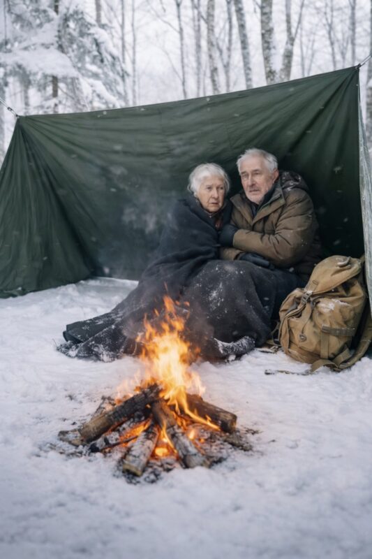 Les parents, laissés sans attention par leurs enfants, ont continué à vivre dans la forêt, mais ce qui leur est arrivé dès les premiers jours a choqué tout le monde