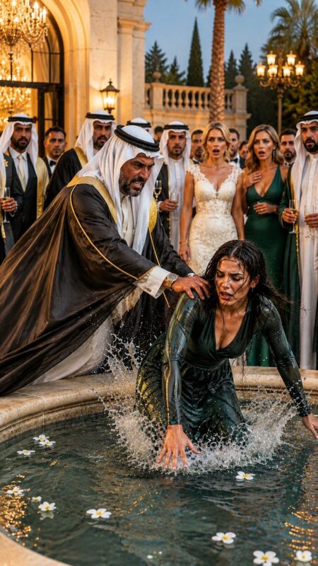 Il s'est moqué de sa fille venue sans homme et l'a poussée dans la fontaine, mais quelques minutes plus tard, une confession l'attendait qui a choqué tout le monde