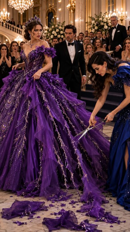 Elle a publiquement humilié l'épouse d'un riche homme d'affaires et déchiré sa robe coûteuse, sans se douter qu'une minute plus tard la vérité choquerait toutes les personnes présentes