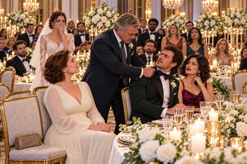 Au mariage de sa fille, son mari amena une jeune maîtresse et l'installa à la place de la mère de la mariée, mais un geste soudain du père du marié choqua tout le monde
