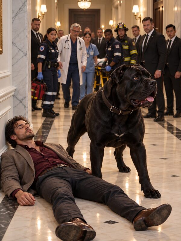 Trente hommes armés, des médecins et des ambulanciers ne pouvaient pas s'approcher d'un homme gardé par un chien féroce — jusqu'à ce qu'une jeune infirmière fasse quelque chose qui plongea tout le monde dans le choc