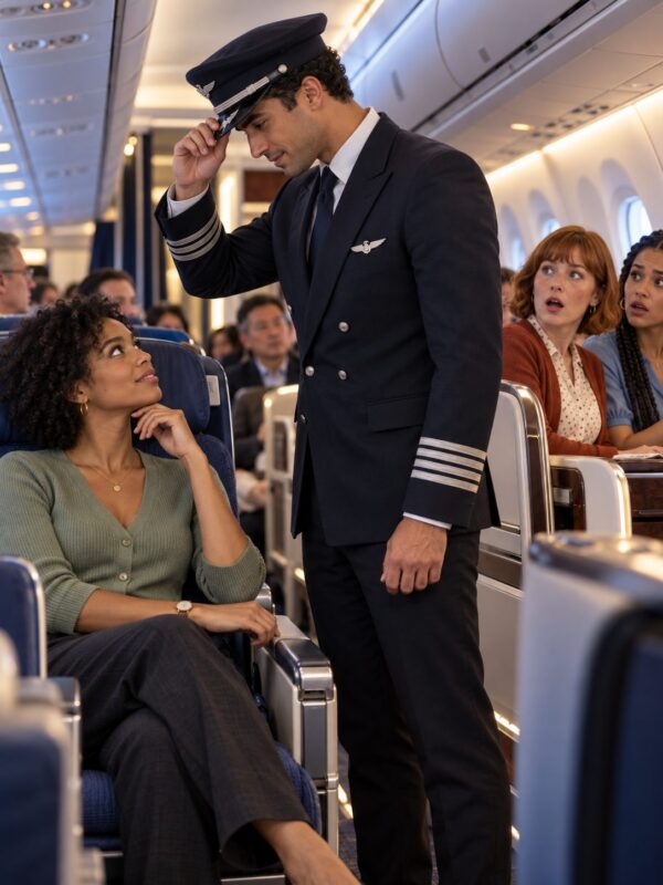 Sa belle-mère lui fit traîner de lourdes valises, l'envoya en classe économique et se moqua d'elle devant les passagers, mais après l'atterrissage le commandant sortit du cockpit — et ses paroles choquèrent tout le monde